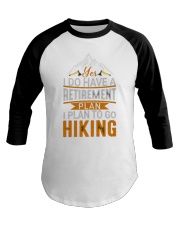 Plan Go Hiking Baseball Tee tile