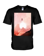 Astronaut Sun V-Neck T-Shirt tile
