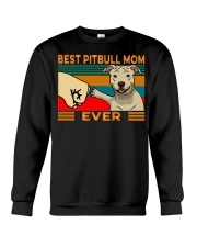 Best Pitbull Mom Crewneck Sweatshirt tile