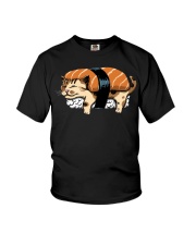 Sushi Sleep Cat Youth T-Shirt tile