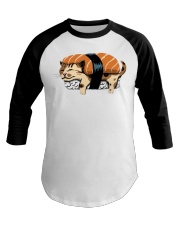 Sushi Sleep Cat Baseball Tee tile