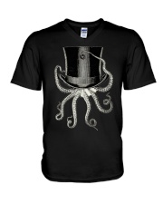 Octopus Hat V-Neck T-Shirt tile