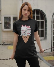 Cat Ice Cream Classic T-Shirt apparel-classic-tshirt-lifestyle-19