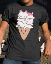 Cat Ice Cream Classic T-Shirt apparel-classic-tshirt-lifestyle-28