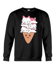 Cat Ice Cream Crewneck Sweatshirt tile