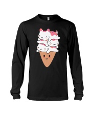Cat Ice Cream Long Sleeve Tee tile