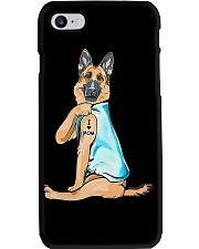 German Shepherd Tattoo Phone Case tile