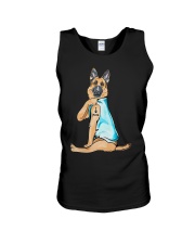 German Shepherd Tattoo Unisex Tank tile