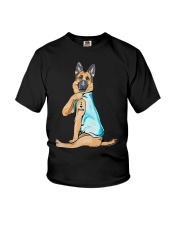 German Shepherd Tattoo Youth T-Shirt tile