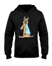 German Shepherd Tattoo Hooded Sweatshirt tile