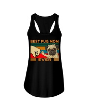Best Pug Mom Ladies Flowy Tank tile