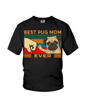 Best Pug Mom Youth T-Shirt tile