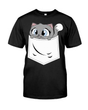 Pocket Cat Classic T-Shirt front