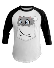 Pocket Cat Baseball Tee tile