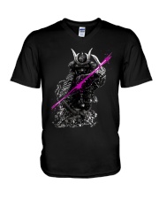 Samurai Destroyer V-Neck T-Shirt tile
