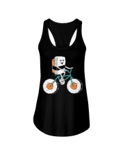 Sushi Bicycle Ladies Flowy Tank tile
