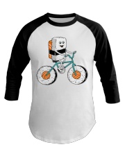Sushi Bicycle Baseball Tee tile