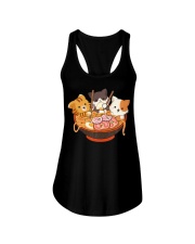 Cute Cats Noodles Ladies Flowy Tank tile
