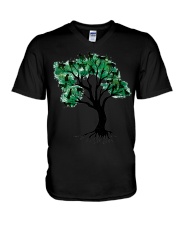 Cats Tree V-Neck T-Shirt tile