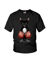 Cat Boxer Youth T-Shirt tile
