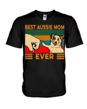 Best Aussie Mom V-Neck T-Shirt tile