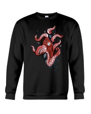 Octopus Red Crewneck Sweatshirt tile