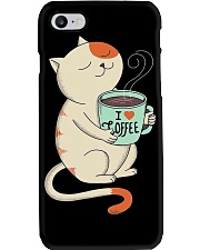 Cat Coffee Phone Case tile