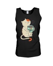 Cat Coffee Unisex Tank tile