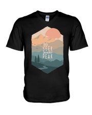 Seek Peaks V-Neck T-Shirt tile