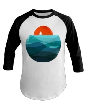 Ocean Boat Baseball Tee tile