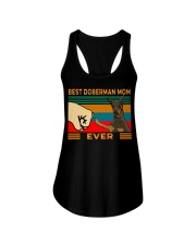 Best Doberman Mom Ladies Flowy Tank tile