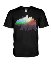 Bear Colors V-Neck T-Shirt tile