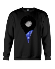 Moon Maps Marker Crewneck Sweatshirt tile