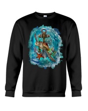 Turtle And Sea Crewneck Sweatshirt tile