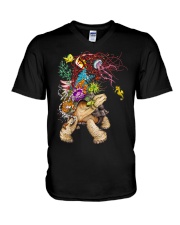 Sea Turtle Return V-Neck T-Shirt tile