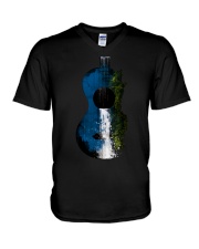 Blues Nature V-Neck T-Shirt tile