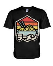Ramen Abstract V-Neck T-Shirt tile