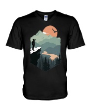 Men Nature V-Neck T-Shirt tile