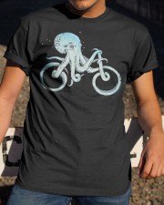 Blue Octopus Bicycle Classic T-Shirt apparel-classic-tshirt-lifestyle-28