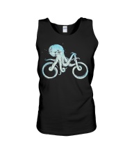 Blue Octopus Bicycle Unisex Tank tile