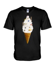 Galaxy Cone V-Neck T-Shirt tile
