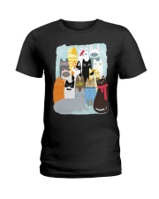 Cat Portrait Ladies T-Shirt tile