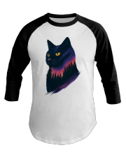 Cat Nature Baseball Tee tile