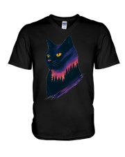 Cat Nature V-Neck T-Shirt tile