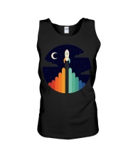 Rocket Moon Unisex Tank tile