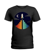 Rocket Moon Ladies T-Shirt tile