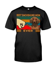 Best Dachshund Mom Classic T-Shirt front