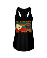 Best Dachshund Mom Ladies Flowy Tank tile