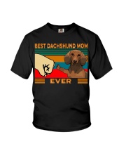 Best Dachshund Mom Youth T-Shirt tile