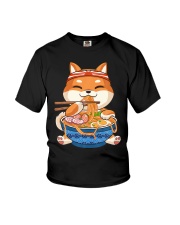 Shiba Inu Dog Ramen Youth T-Shirt tile